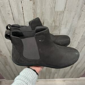 Soft Walk Highland Leather Gray Ankle Chelsea Boot Size 11 Wide